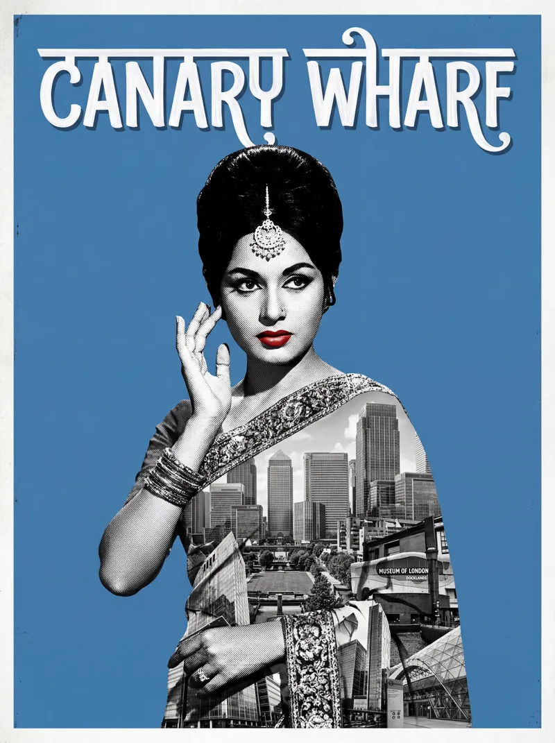 Canary Wharf Bollywood Poster
