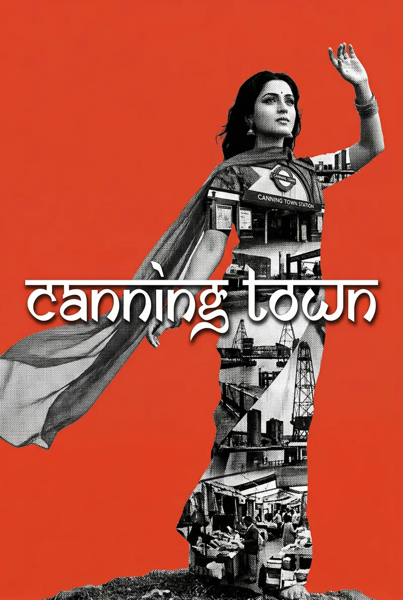 Canning Town Bollywood-style poster — London tube station wall art print