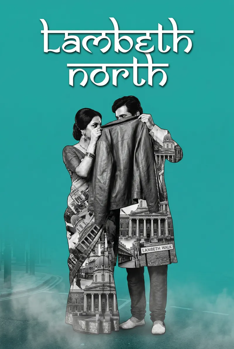 Lambeth North Bollywood-style poster — London tube station wall art print