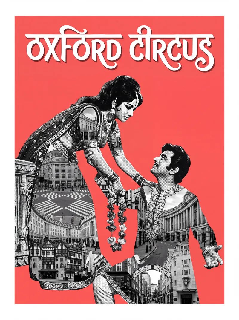 Oxford Circus Bollywood Poster