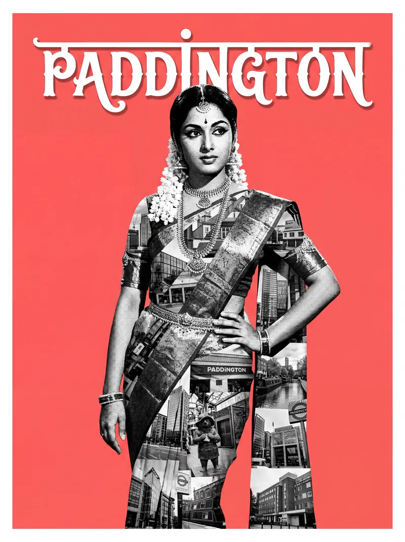 Paddington Bollywood Poster
