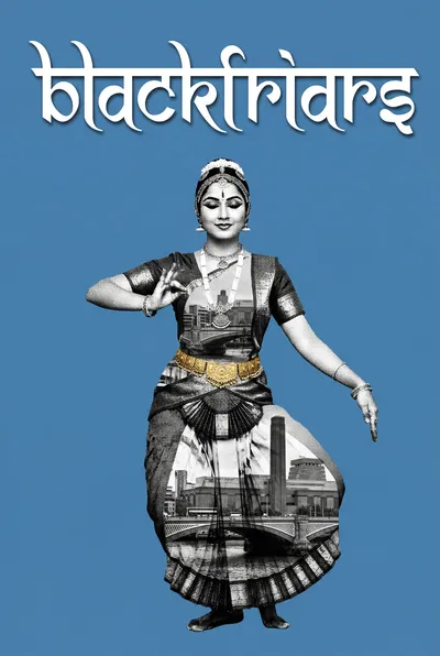 Blackfriars Bollywood-style poster — London tube station wall art print