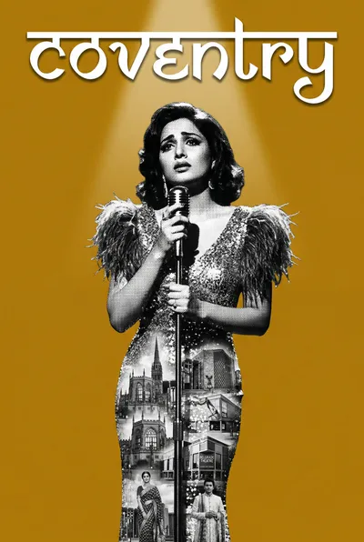 Coventry Bollywood-style poster — UK wall art print