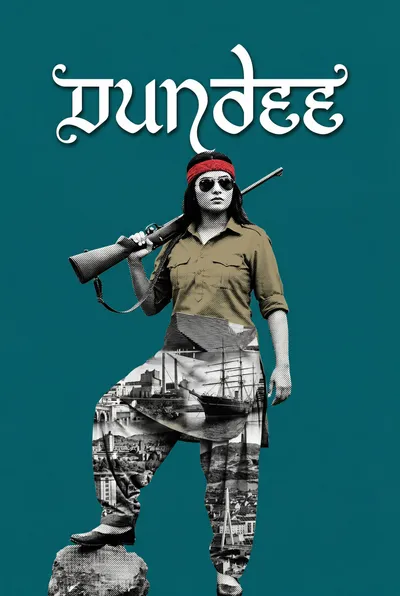 Dundee Bollywood-style poster — UK wall art print