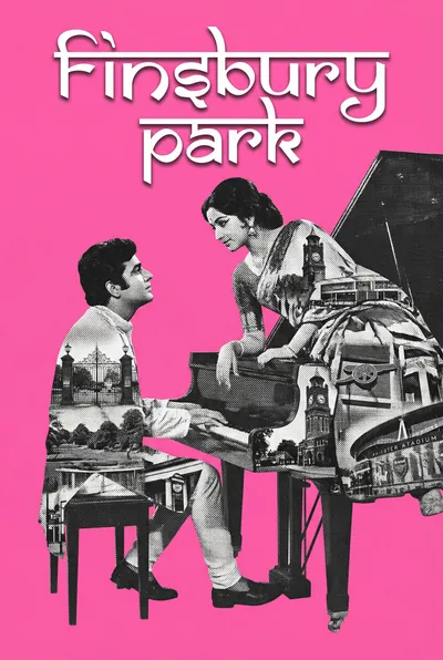 Finsbury Park Bollywood-style poster — London tube station wall art print