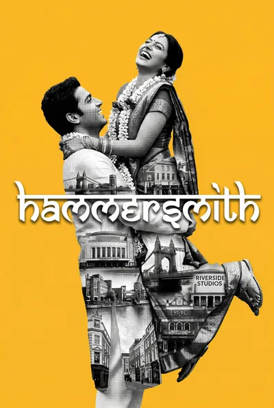 Hammersmith Bollywood-style poster — London tube station wall art print