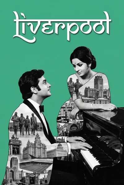 Liverpool Bollywood-style poster — UK wall art print