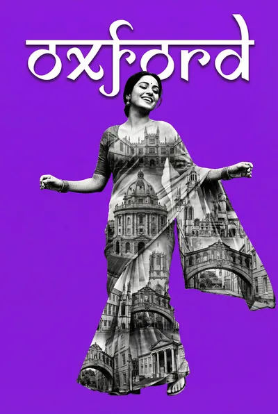 Oxford Bollywood-style poster — UK wall art print