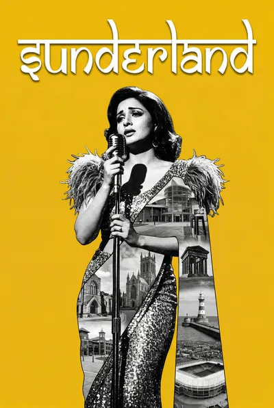 Sunderland Bollywood-style poster — UK wall art print