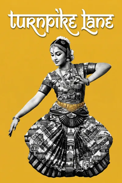 Turnpike Lane Bollywood-style poster — London tube station wall art print