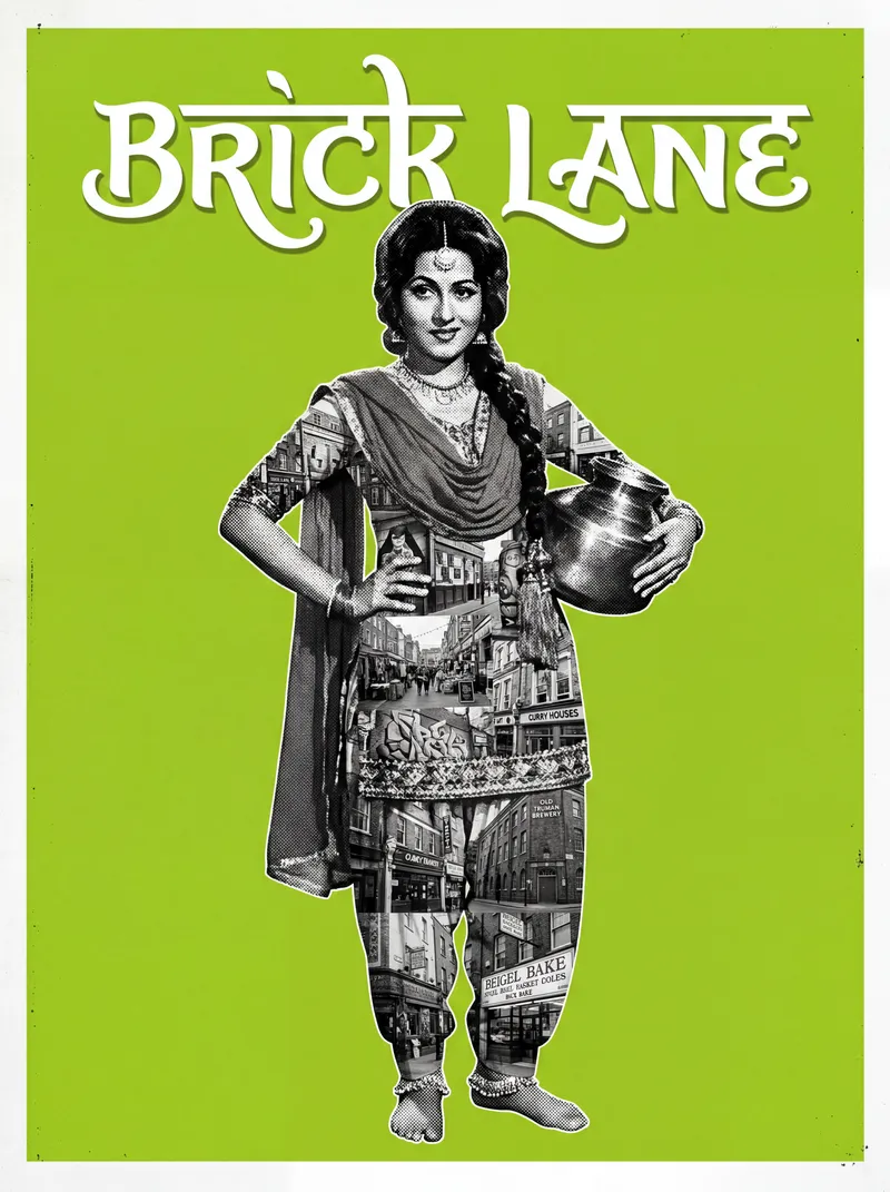Brick Lane Bollywood-style poster by SpicyEditions