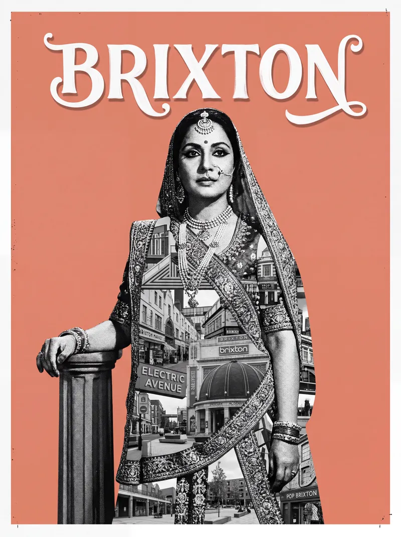 Brixton Bollywood-style poster by SpicyEditions