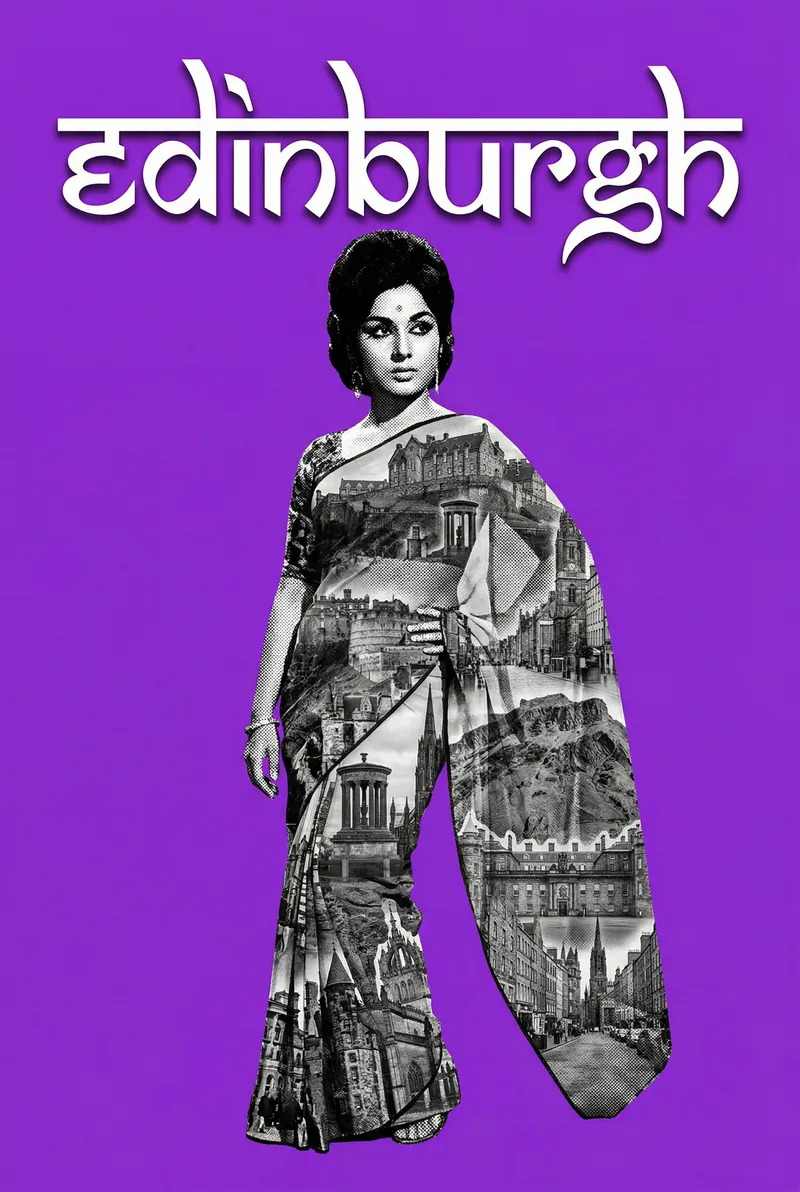 Edinburgh Bollywood-style poster by SpicyEditions